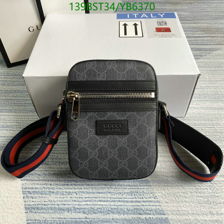 Gucci Bag-(Mirror)-Diagonal-,Code: YB6370,$: 139USD