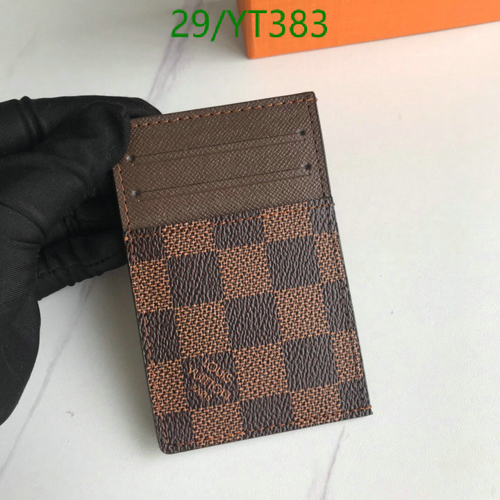 LV Bags-(4A)-Wallet-,Code: YT383,$: 29USD