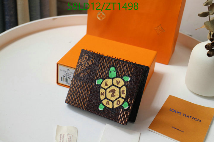 LV Bags-(Mirror)-Wallet-,Code: ZT1498,$: 59USD