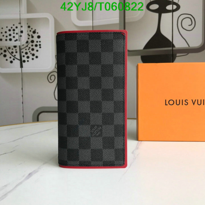 LV Bags-(4A)-Wallet-,Code: T060822,$: 42USD