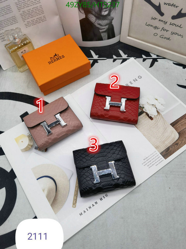 Hermes Bag-(4A)-Wallet-,Code: HT5237,$: 49USD