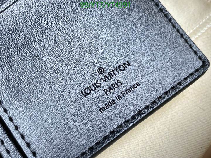 LV Bags-(Mirror)-Wallet-,Code: YT4991,$: 99USD