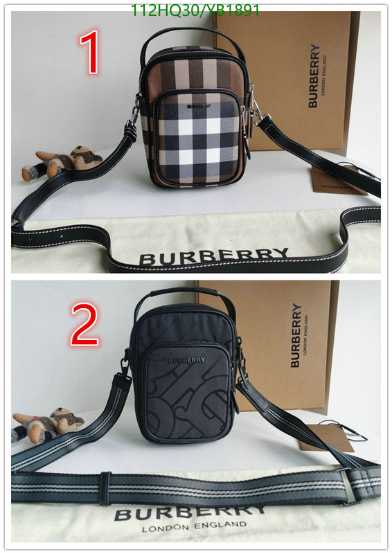 Burberry Bag-(Mirror)-Diagonal-,Code: YB1891,$: 112USD