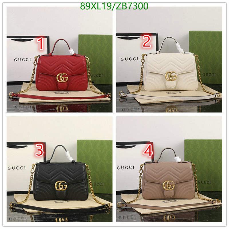 Gucci Bag-(4A)-Marmont,Code: ZB7300,$: 89USD