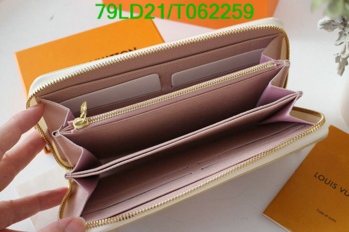 LV Bags-(Mirror)-Wallet-,Code: T062259,$: 79USD