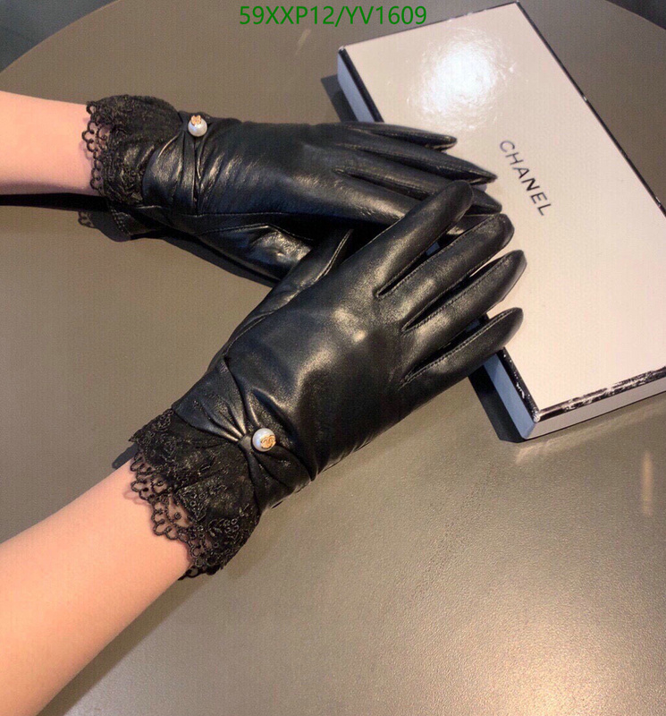 Gloves-Chanel, Code: YV1609,$: 59USD