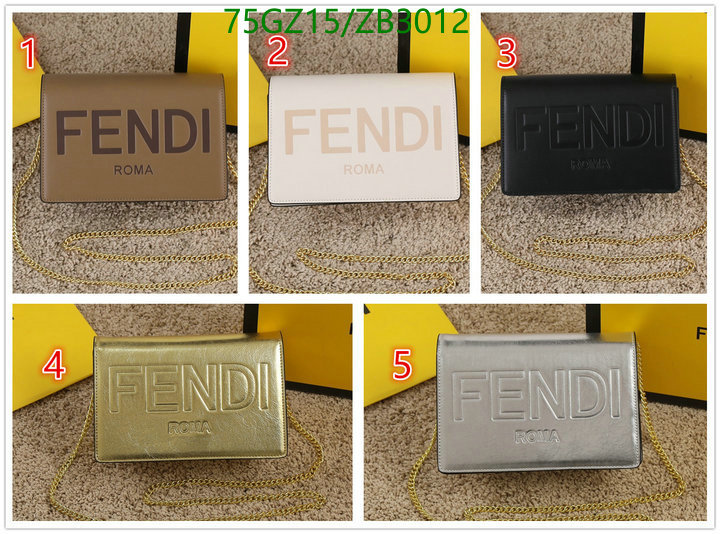 Fendi Bag-(4A)-Diagonal-,Code: ZB3012,$: 75USD