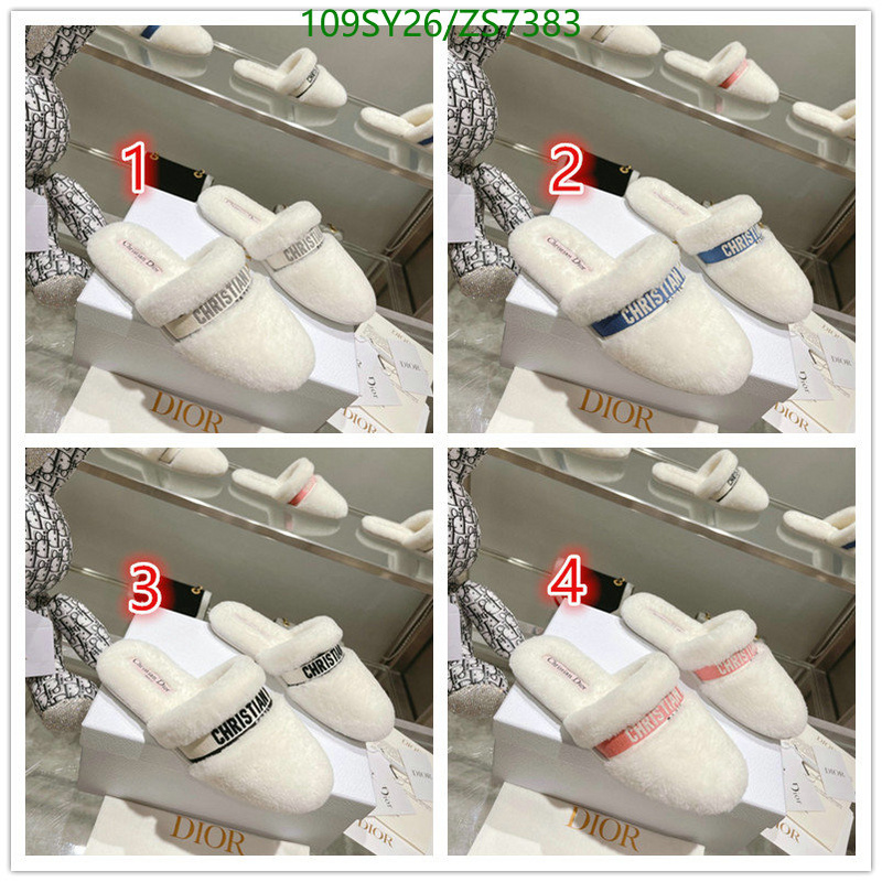 Women Shoes-Dior,Code: ZS7383,$: 109USD