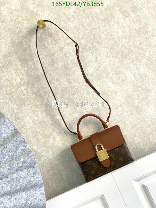 LV Bags-(Mirror)-Handbag-,Code: YB3855,$: 165USD