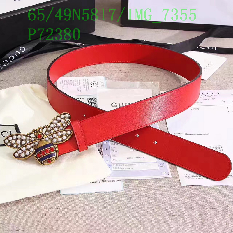 Belts-Gucci, Code： GGP122645,$: 65USD