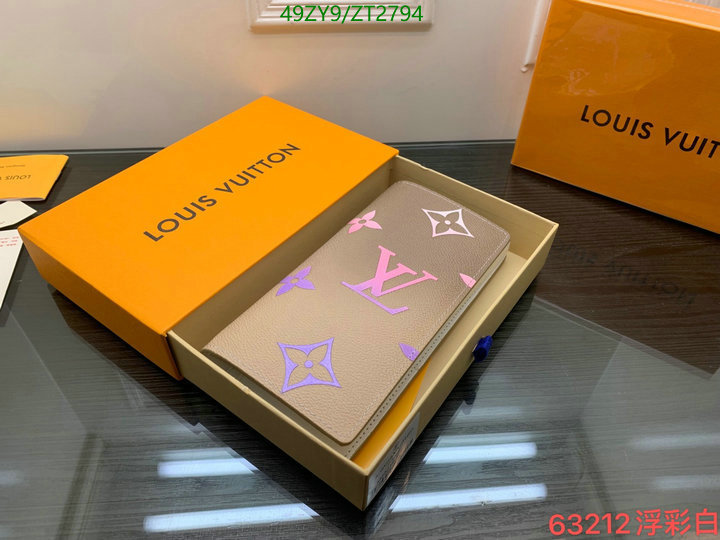 LV Bags-(4A)-Wallet-,Code: ZT2794,$: 49USD