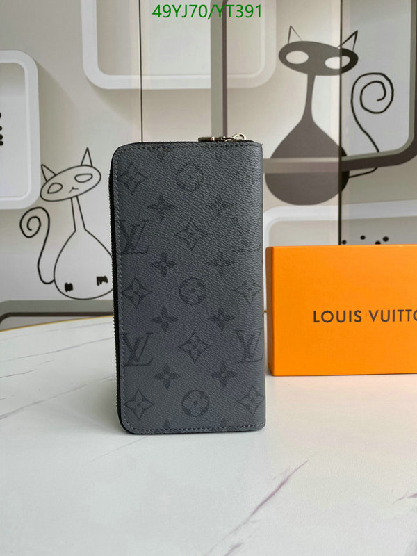 LV Bags-(4A)-Wallet-,Code: YT391,$: 49USD