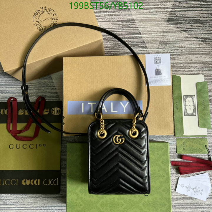 Gucci Bag-(Mirror)-Marmont,Code: YB5102,$: 199USD