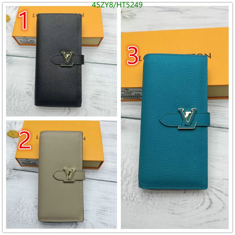 LV Bags-(4A)-Wallet-,Code: HT5249,$: 45USD