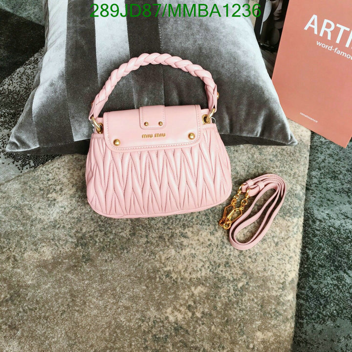 Miu Miu Bag-(Mirror)-Diagonal-,Code: MMBA1236,$: 289USD