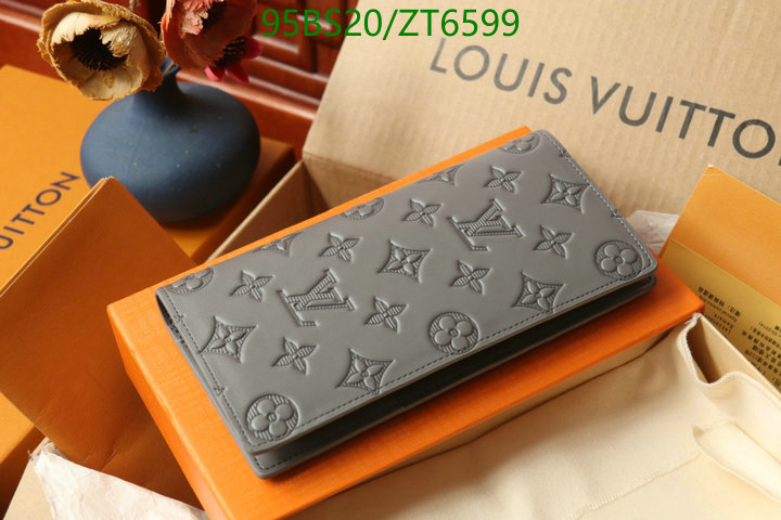 LV Bags-(Mirror)-Wallet-,Code: ZT6599,$: 95USD