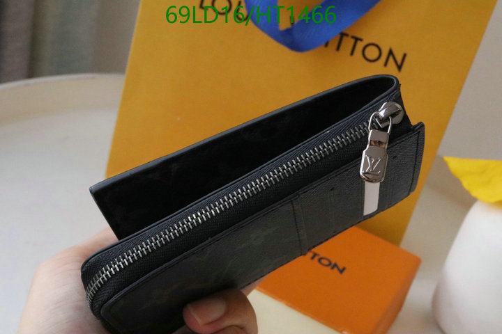 LV Bags-(Mirror)-Wallet-,Code: HT1466,$: 69USD