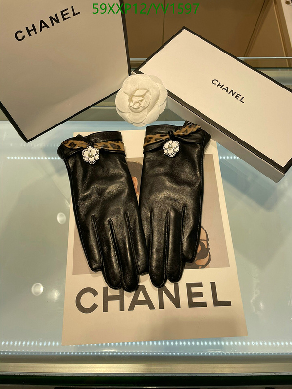 Gloves-Chanel, Code: YV1597,$: 59USD