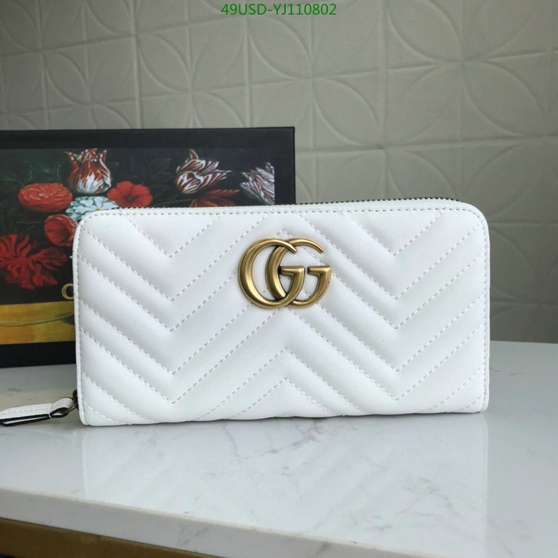 Gucci Bag-(4A)-Wallet-,Code: YJ110802,$:49USD