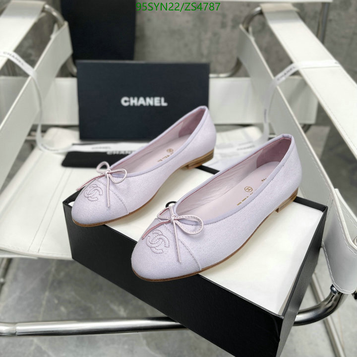 Chanel-Ballet Shoes,Code: ZS4787,$: 95USD