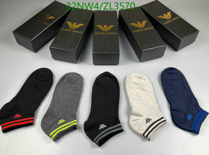 Sock-Armani, Code: ZL3570,$: 32USD