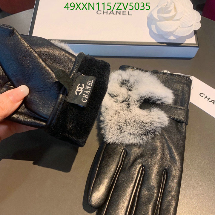 Gloves-Chanel, Code: ZV5035,$: 49USD