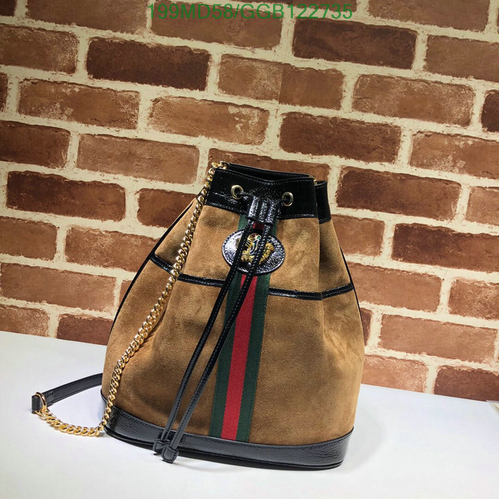 Gucci Bag-(Mirror)-Diagonal-,Code: GGB122735,$:199USD