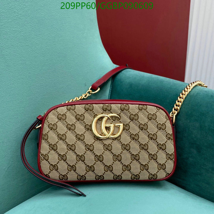 Gucci Bag-(Mirror)-Marmont,Code: GGBP090609,$: 209USD