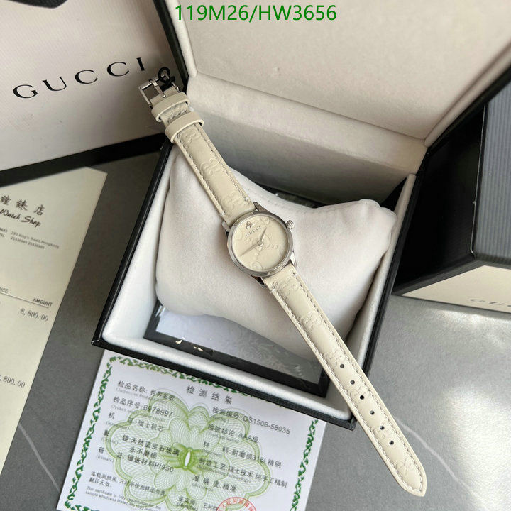 Watch-4A Quality-Gucci, Code: HW3656,$: 119USD
