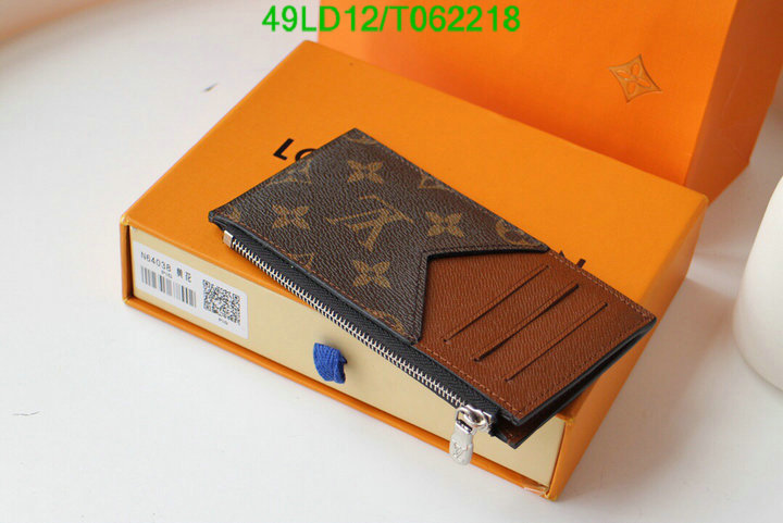 LV Bags-(Mirror)-Wallet-,Code: T062218,$: 49USD