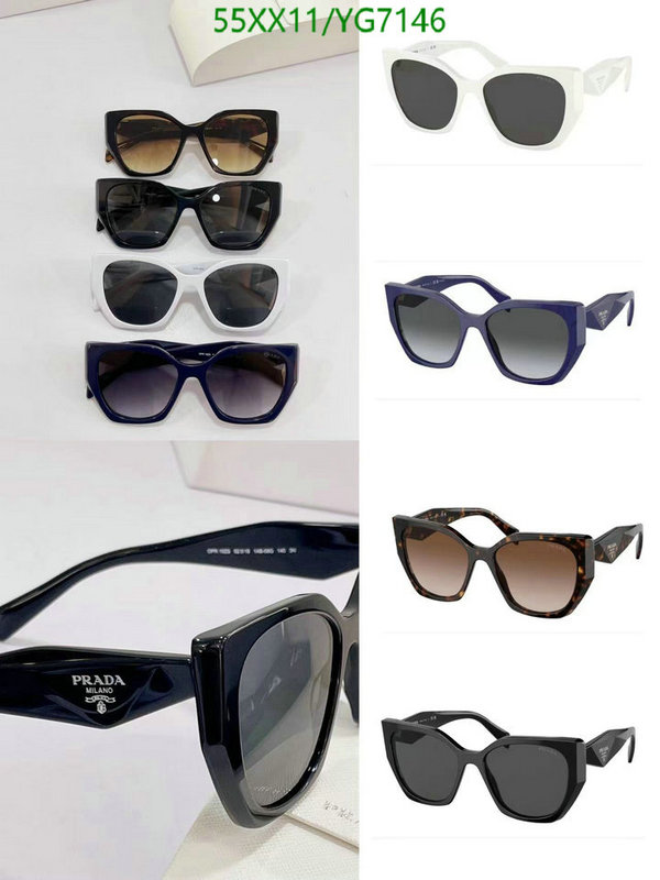 Glasses-Prada, Code: YG7146,$: 55USD