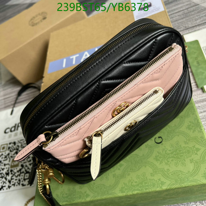 Gucci Bag-(Mirror)-Marmont,Code: YB6378,$: 239USD