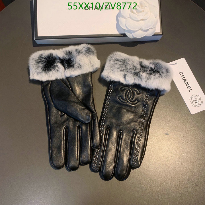 Gloves-Chanel, Code: ZV8772,$: 55USD