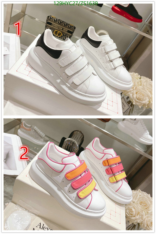 Women Shoes-Alexander Mcqueen, Code: ZS1639,$: 129USD