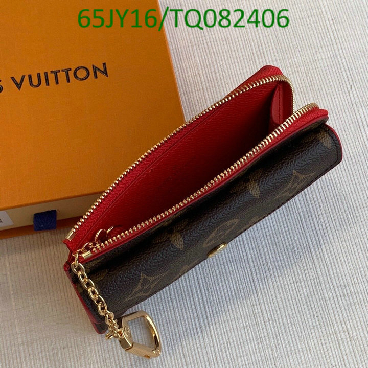 LV Bags-(Mirror)-Wallet-,Code: TQ082406,$: 65USD