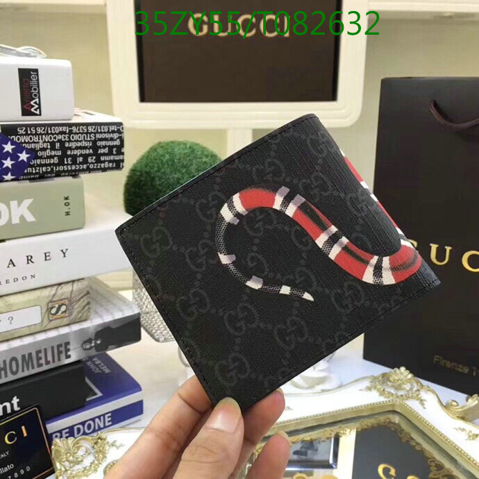 Gucci Bag-(4A)-Wallet-,Code: T082632,$:35USD