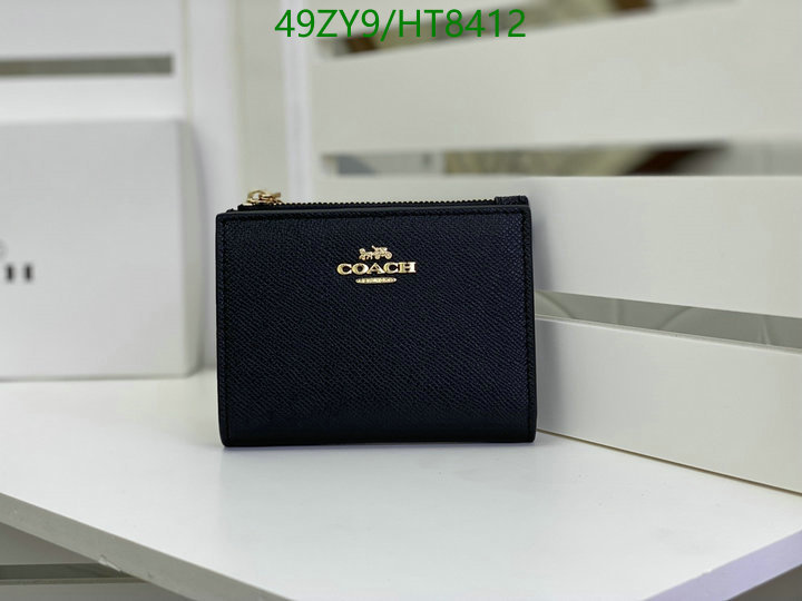 Coach Bag-(4A)-Wallet-,Code: HT8412,$: 49USD