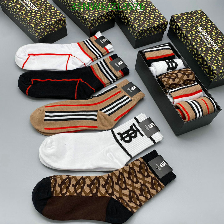 Sock-Burberry, Code: ZL3576,$: 35USD