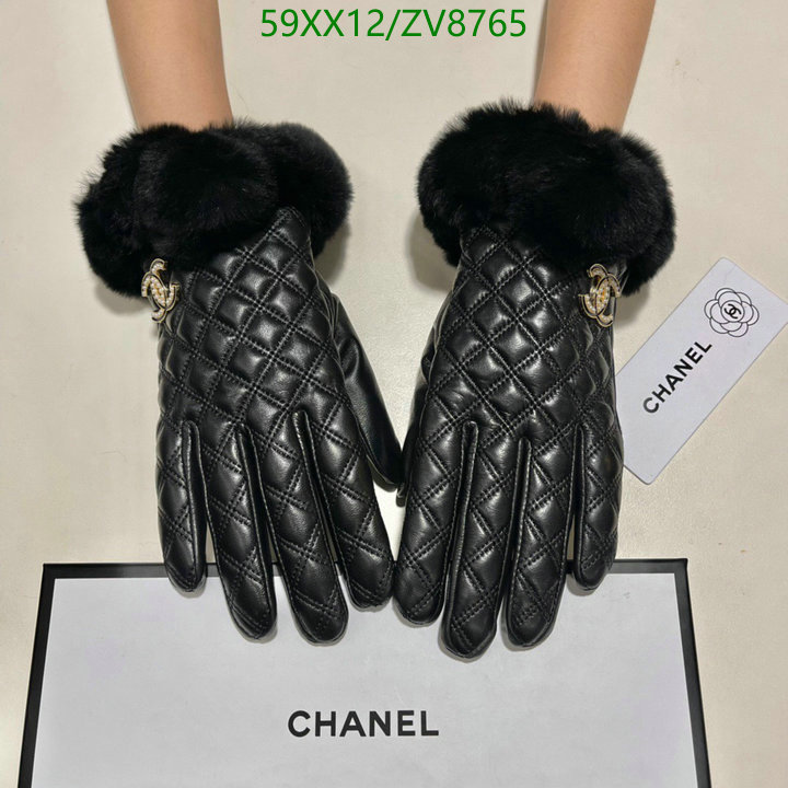 Gloves-Chanel, Code: ZV8765,$: 59USD