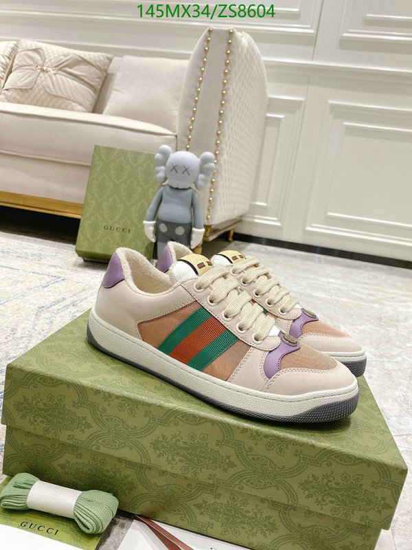 Men shoes-Gucci, Code: ZS8604,$: 145USD