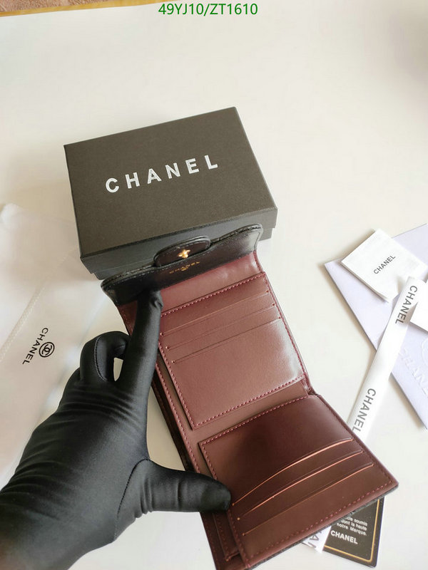 Chanel Bags ( 4A )-Wallet-,Code: ZT1610,$: 49USD