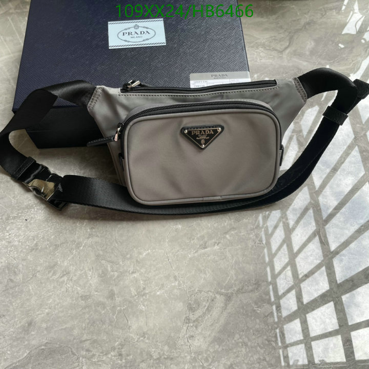 Prada Bag-(Mirror)-Diagonal-,Code: HB6466,$: 109USD