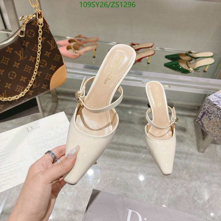 Women Shoes-Dior,Code: ZS1296,$: 109USD