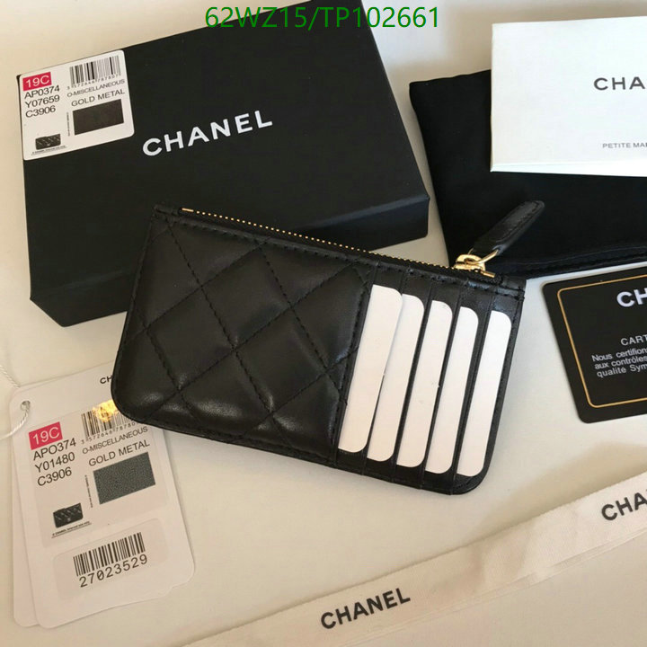 Chanel Bags ( 4A )-Wallet-,Code: TP102661,$: 62USD