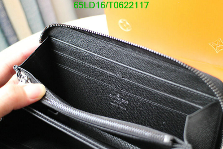 LV Bags-(Mirror)-Wallet-,Code: T0622117,$: 65USD