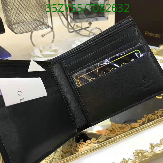 Gucci Bag-(4A)-Wallet-,Code: T082632,$:35USD