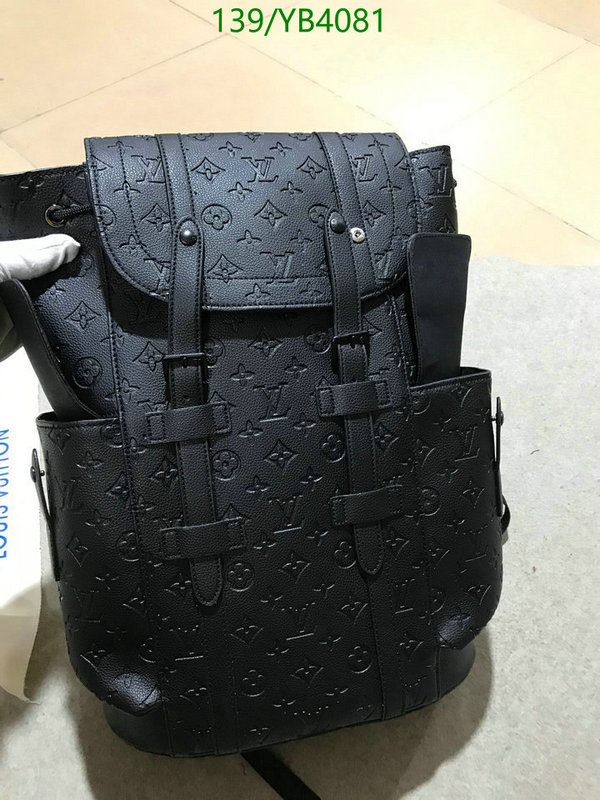 LV Bags-(4A)-Backpack-,Code: YB4081,$: 139USD