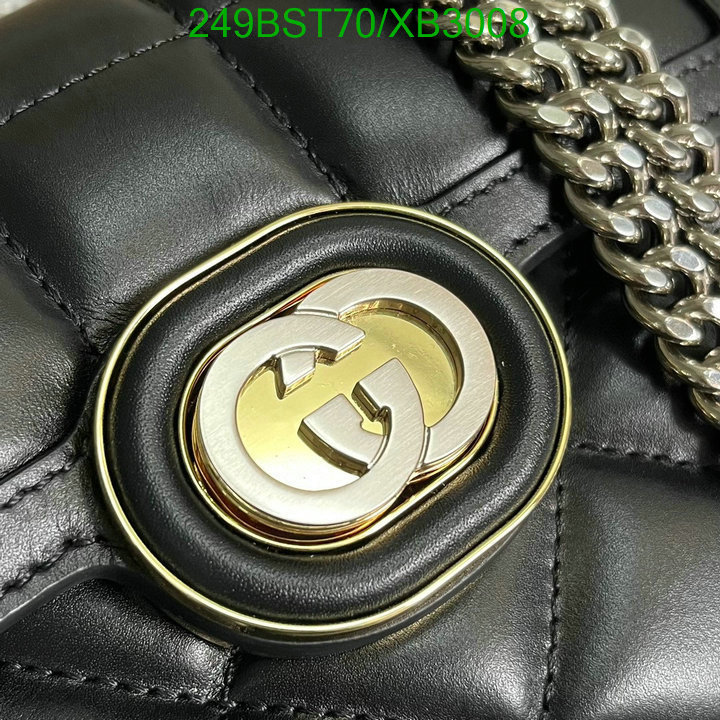 Gucci Bag-(Mirror)-Diagonal-,Code: XB3008,$: 249USD