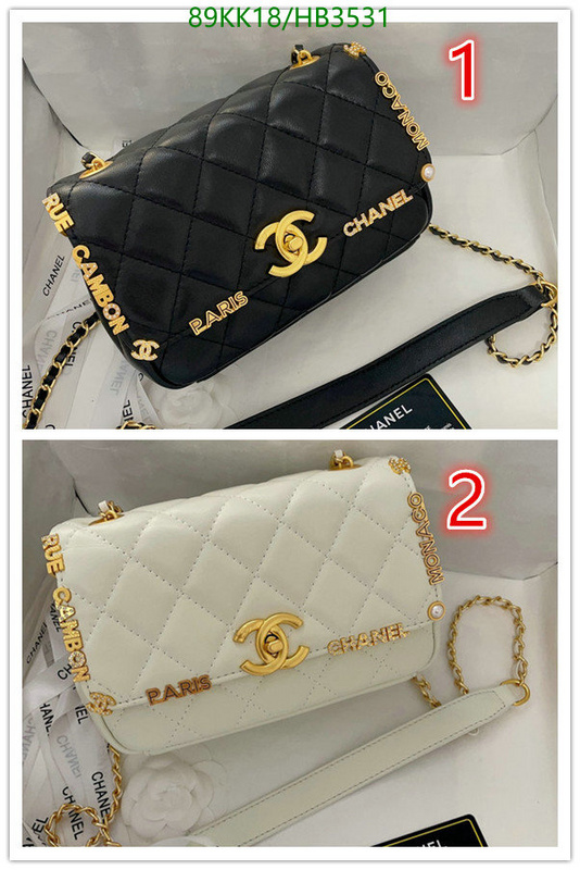 Chanel Bags ( 4A )-Diagonal-,Code: HB3531,$: 89USD