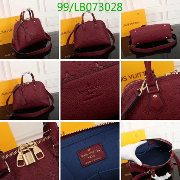 LV Bags-(4A)-Alma-,Code: LB073028,